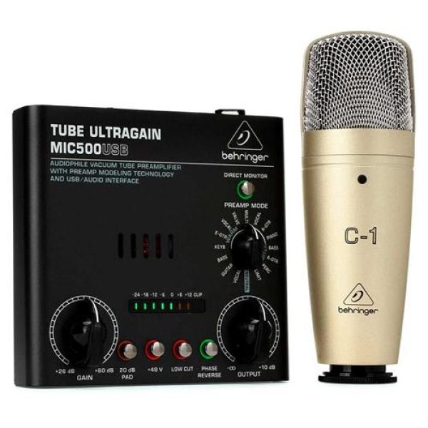 PACK MICROFONO VOICE-STUDIO BEHRINGER