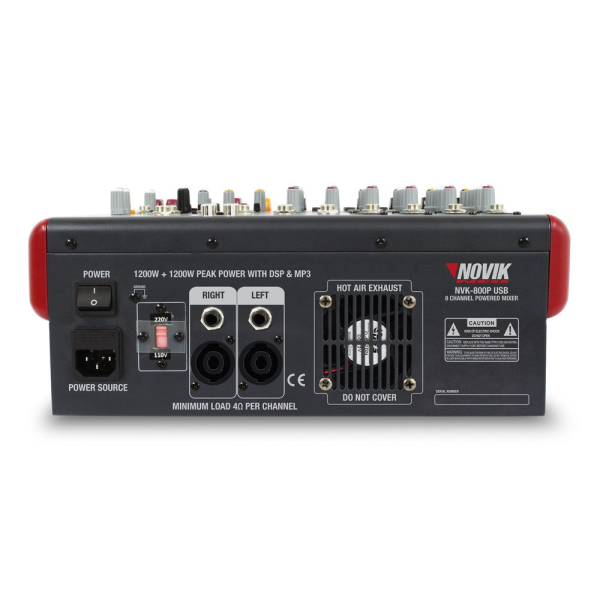 CONSOLA POTENCIADA NVK 800P NOVIK