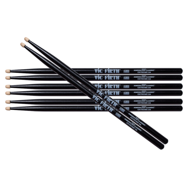 PACK DE BAQUETAS 5A P5AB.3-5AB.1 VIC FIRTH